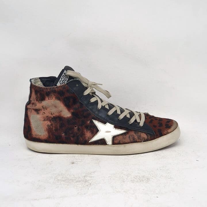 Golden Goose aus Fell mit Stern